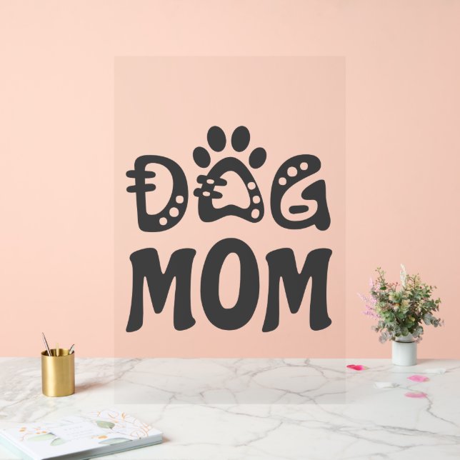 Señal Acrílica Mamá Perro (Boda)