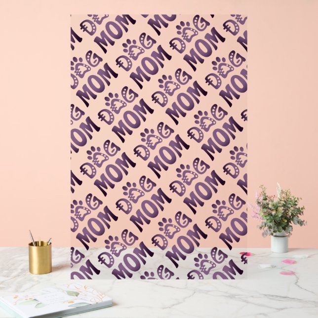 Señal Acrílica Mamá Perro (Boda)