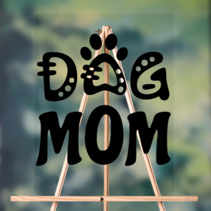 Señal Acrílica Mamá Perro