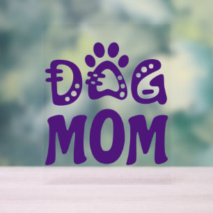Señal Acrílica Mamá Perro