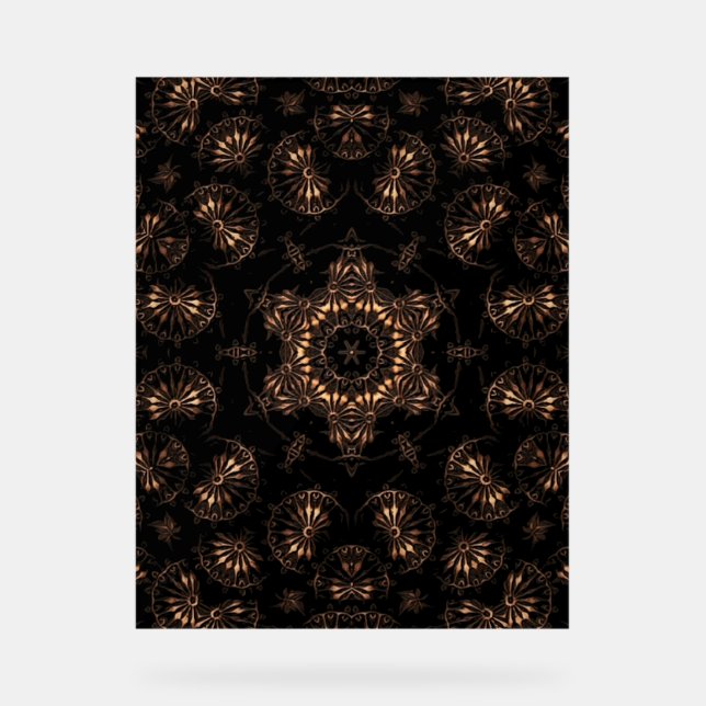 Señal Acrílica Mandala de la Edad de Bronce (Anverso)