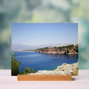 Señal Acrílica Mar Mediterráneo en la ciudad de Antalya