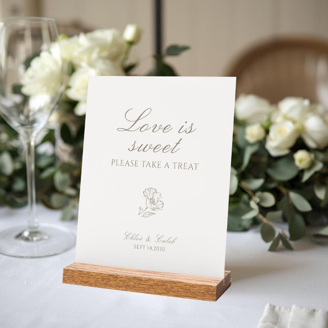 Señal Acrílica Marfil Blanco | Favor de Boda Mesa Floral (Subido por el creador)