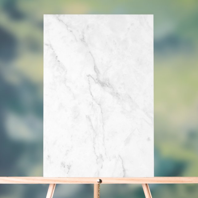 Señal Acrílica Mármol Blanco (Neutral )