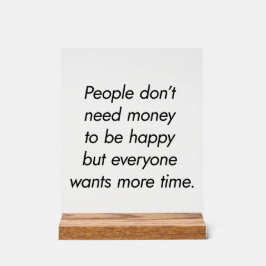 Señal Acrílica Más tiempo Rótulo acrílico