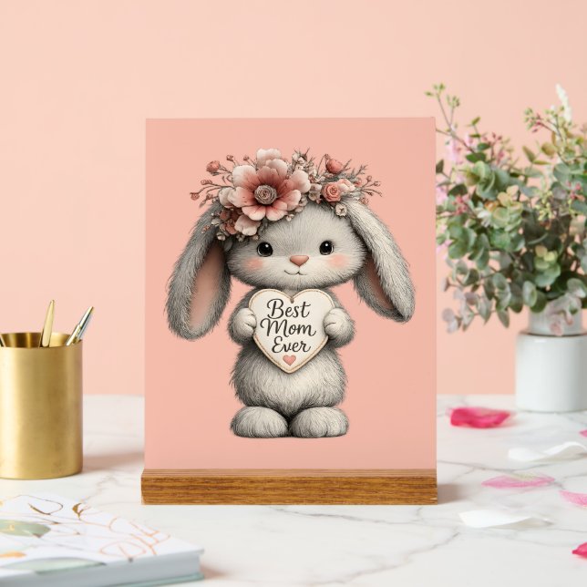 Señal Acrílica Mejor Mamá (Boda)