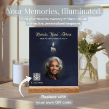 Memorial de Luz Eterna Personalizada con Música