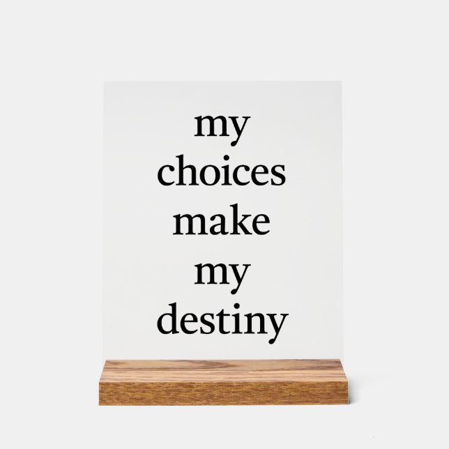 Señal Acrílica Mi Rótulo acrílico destino (Anverso)