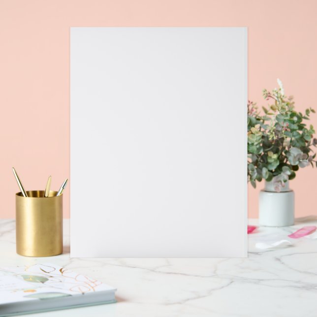 Señal Acrílica Minimalist White Welcome Sign Template (Boda)