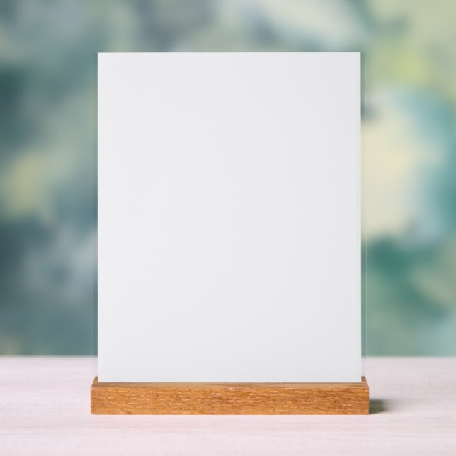 Señal Acrílica Minimalist White Welcome Sign Template (Neutral )