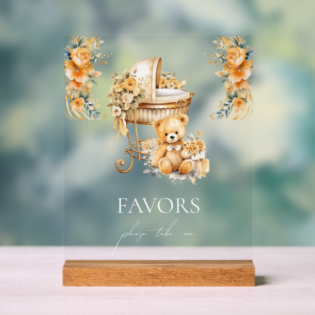 Señal Acrílica Moda Beige y favoritos de oro (Neutral )