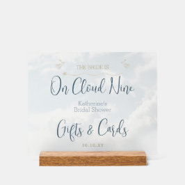 Señal Acrílica Moda Moderna Y Elegante En Nueve Duchas Bridales N