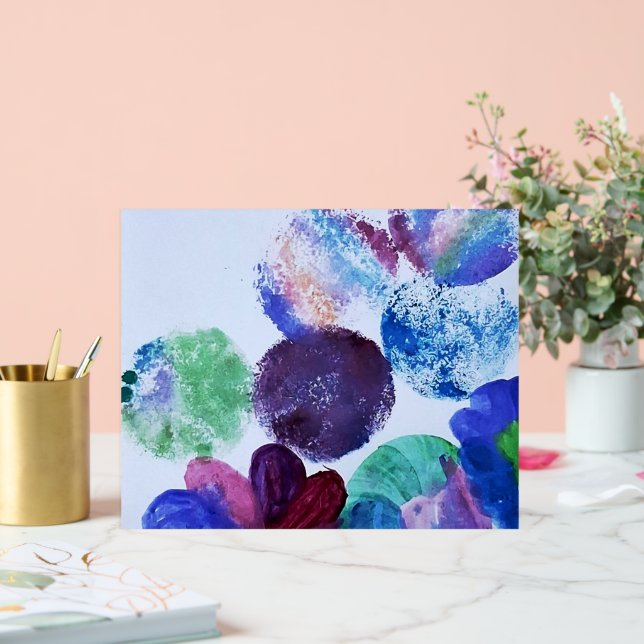 Señal Acrílica Modern Abstract Floral (Boda)