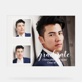 Señal Acrílica Moderno 3 Graduación fotográfica