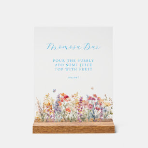 Señal Acrílica Moderno bar Momosa