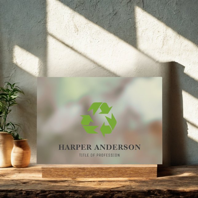 Señal Acrílica Moderno Rótulo acrílico de reciclado ecológico ver (Subido por el creador)
