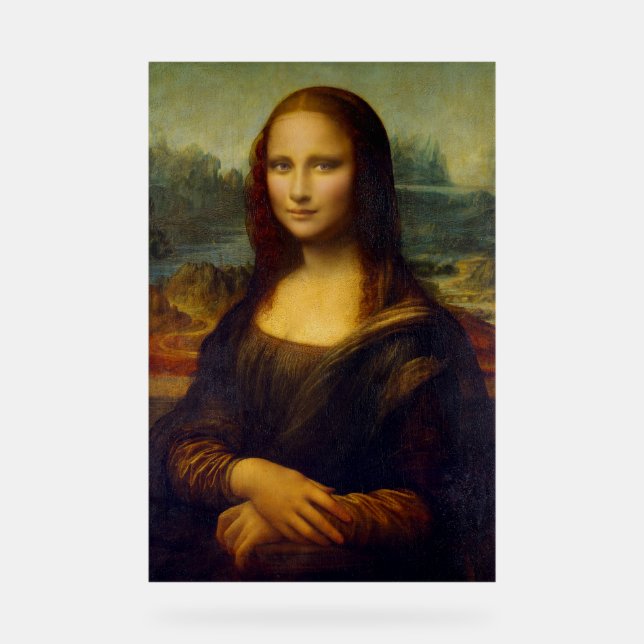 Señal Acrílica Mona Lisa Leonardo Francia (Anverso)