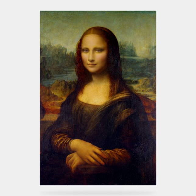 Señal Acrílica Mona Lisa Leonardo Francia (Anverso)