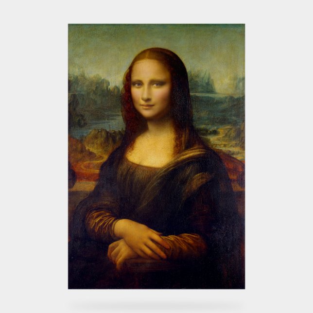 Señal Acrílica Mona Lisa Leonardo Francia (Anverso)