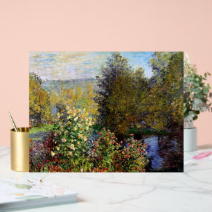 Señal Acrílica Monet - Un rincón del jardín en Montgeron