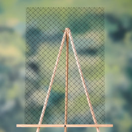 Señal Acrílica Monochrome Geometric Texture|Seamless Diamond Look