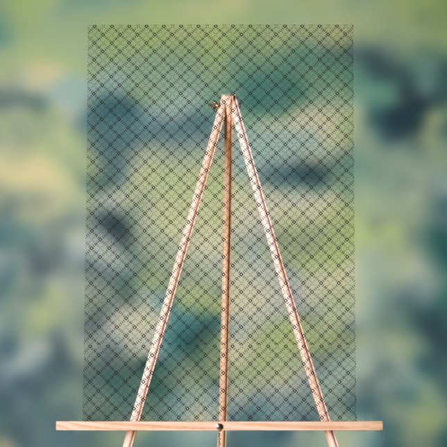 Señal Acrílica Monochrome Geometric Texture|Seamless Diamond Look (Neutral )