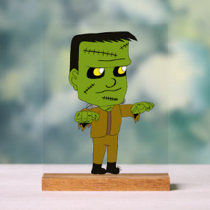 Señal Acrílica monstruo chibi