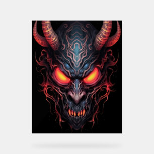 Señal Acrílica Monstruo demoníaco furioso