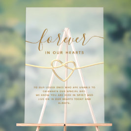 Señal Acrílica Monumento a la boda simple y elegante