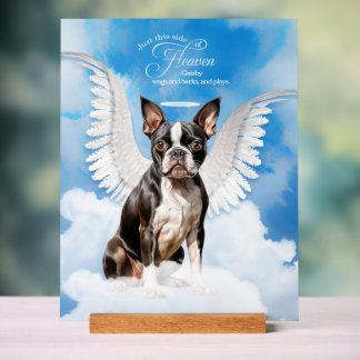 Señal Acrílica Monumento conmemorativo al Ángel del Perro Terrier