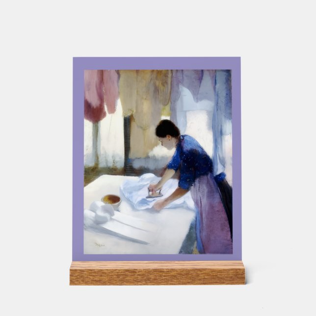 Señal Acrílica "Mujer planchando" (Anverso)