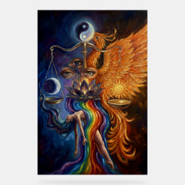 Señal Acrílica Mystical Phoenix Rebirth Poster