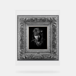 Señal Acrílica Nativo indígena americano.