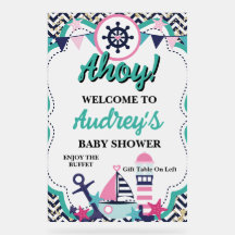 Nautical Ahoy Baby Shower