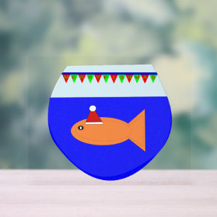 Señal Acrílica Navidades Fiesta Goldfish