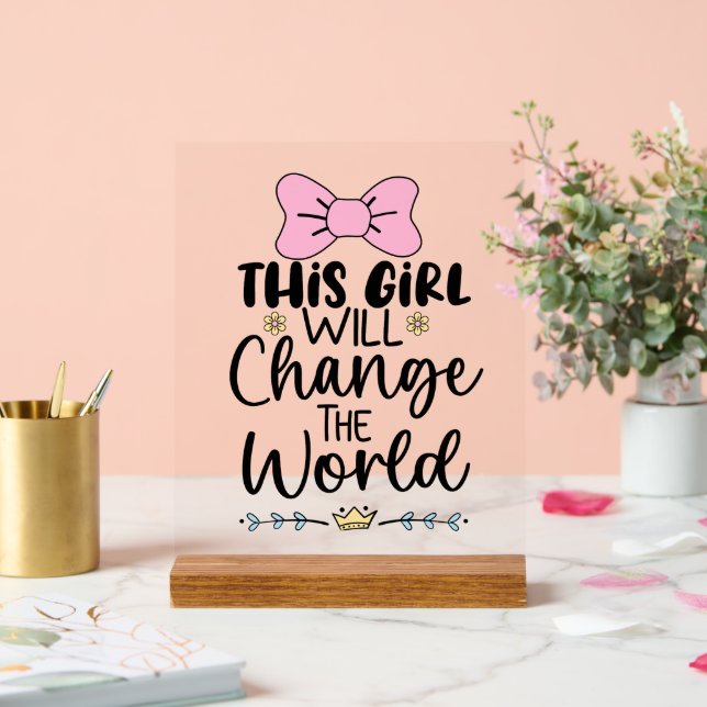 Señal Acrílica Niñera de bebé educada (Boda)