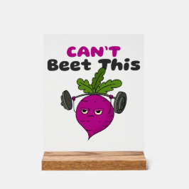 Señal Acrílica No se puede doblegar este gracioso Rótulo de la me