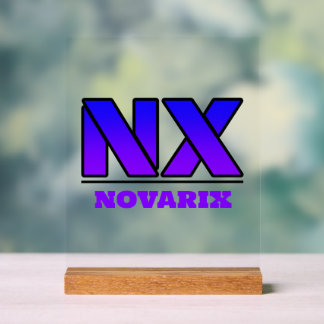 Señal Acrílica Novarix Acrylschild Logo