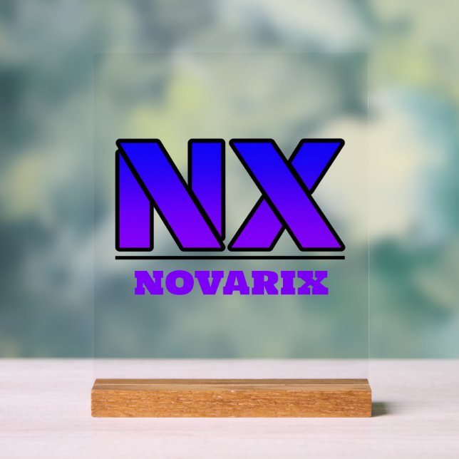 Señal Acrílica Novarix Acrylschild Logo (Neutral )