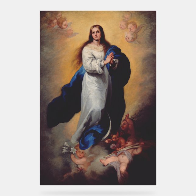 Señal Acrílica Nuestra Señora de la Inmaculada Concepción (Anverso)