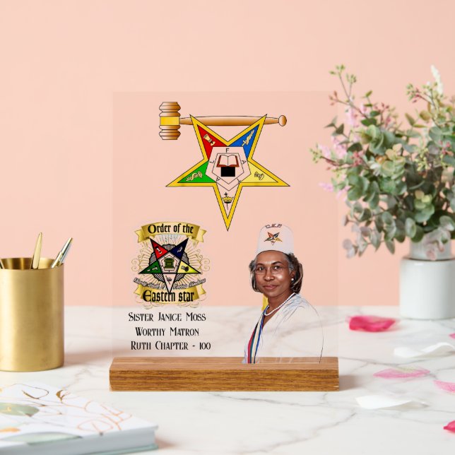 Señal Acrílica OES Worthy Matron (Boda)