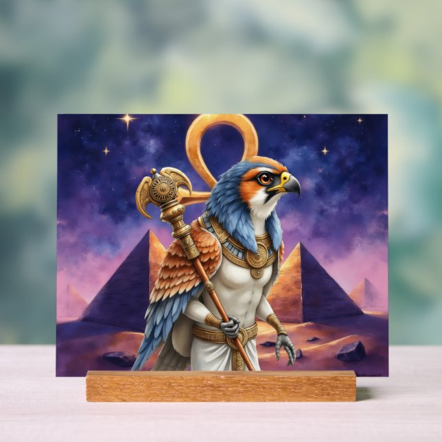Señal Acrílica Ojo del Sol - El Halcón Eterno del Desierto (Neutral )