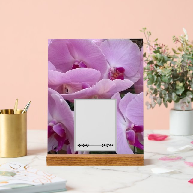 Señal Acrílica Orchids (Boda)