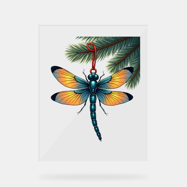 Señal Acrílica Ornament Dragonfly (Anverso)