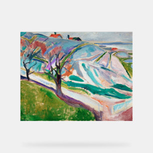 Señal Acrílica Paintaje paisajístico Edward Munch