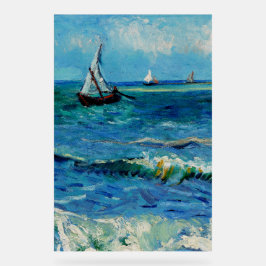 Señal Acrílica Paisaje marino en Les Saintes-Maries Arte Fino