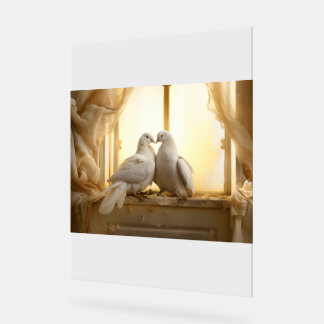 Señal Acrílica pájaros