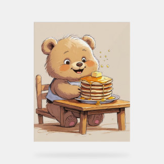Señal Acrílica Pancake Bear Poster