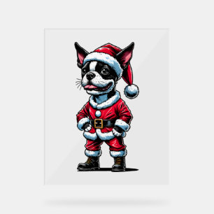 Señal Acrílica Papá Noel de Boston