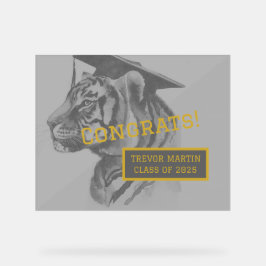 Señal Acrílica Partido de Graduación Rótulo Acrílico